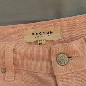 Light pink jean skirt from pacsun!